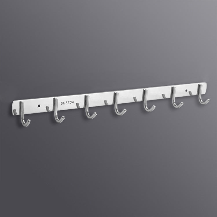 304 Stainless Steel No Punching Door Rear Coat Hook, 3 Hooks, 4 Hooks, 6 Hooks, 7 Hooks, 8 Hooks, 201 Butterfly Hook
