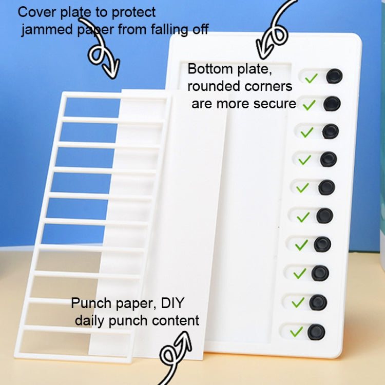 Wall Hanging Checklist Memo Boards Adjustable Checklist Board,Style: Blank Paper Card, My Chores, Without Logo, Blank Paper Card