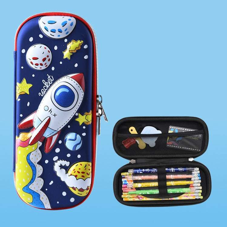 Uime EVA 3D Multi-compartment Pencil Case Stationery Box Children School Supplies, Astronaut, Rocket, Purple Pony, Rabbit, Elf Unicorn, Green Dinosaur, Red Dinosaur, Rainbow Unicorn, Big Head Unicorn, Kitten, Little Fox, Mermaid, Blue Whale, Blue Dinos...