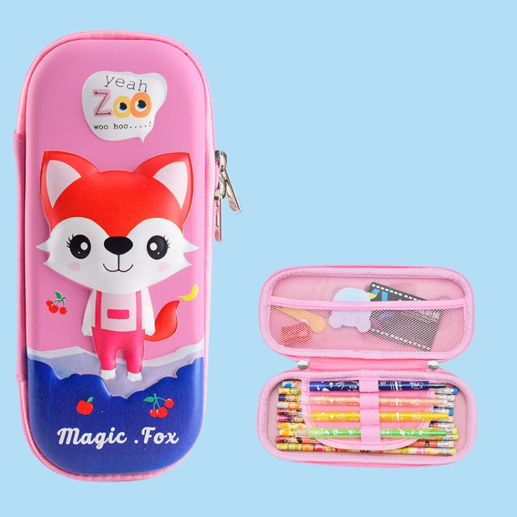 Uime EVA 3D Multi-compartment Pencil Case Stationery Box Children School Supplies, Astronaut, Rocket, Purple Pony, Rabbit, Elf Unicorn, Green Dinosaur, Red Dinosaur, Rainbow Unicorn, Big Head Unicorn, Kitten, Little Fox, Mermaid, Blue Whale, Blue Dinos...