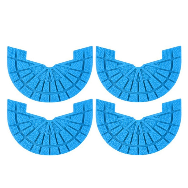 2 Pairs Thickened Rubber Sole Heel Wear-Resistant Non-Slip Patch, 37-38cm, 39-40cm, 41-42cm, 43-44cm, 45-46cm