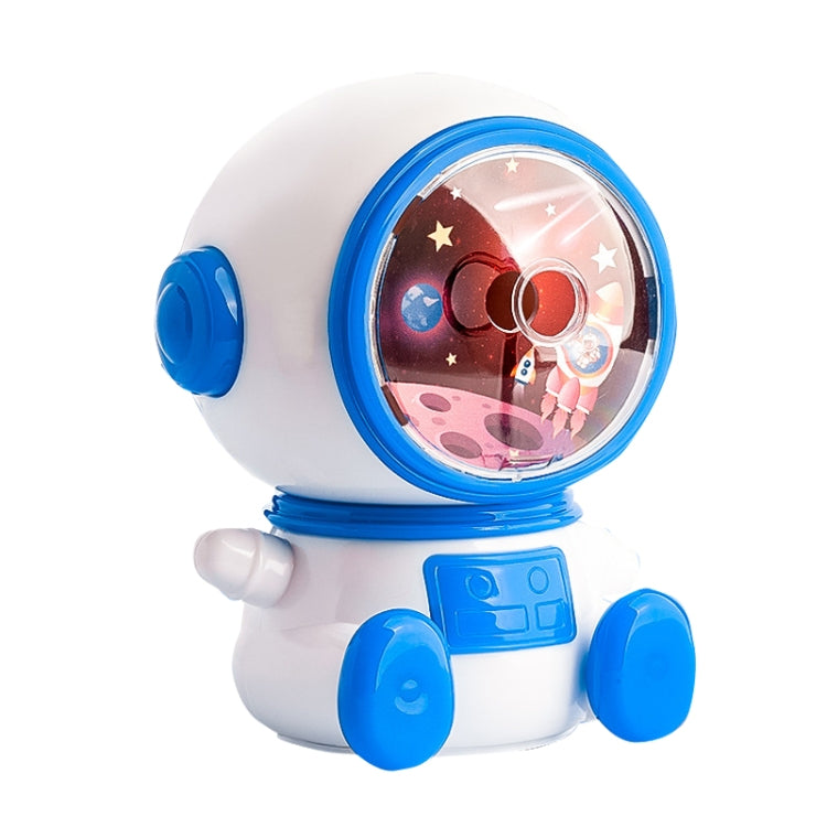 Cartoon Hand-cranked Automatic Pencil Sharpener, Style:, Astronaut (Dark Blue), Astronaut (Light Blue), Astronaut (Pink), Little Dinosaur (Dark Blue)