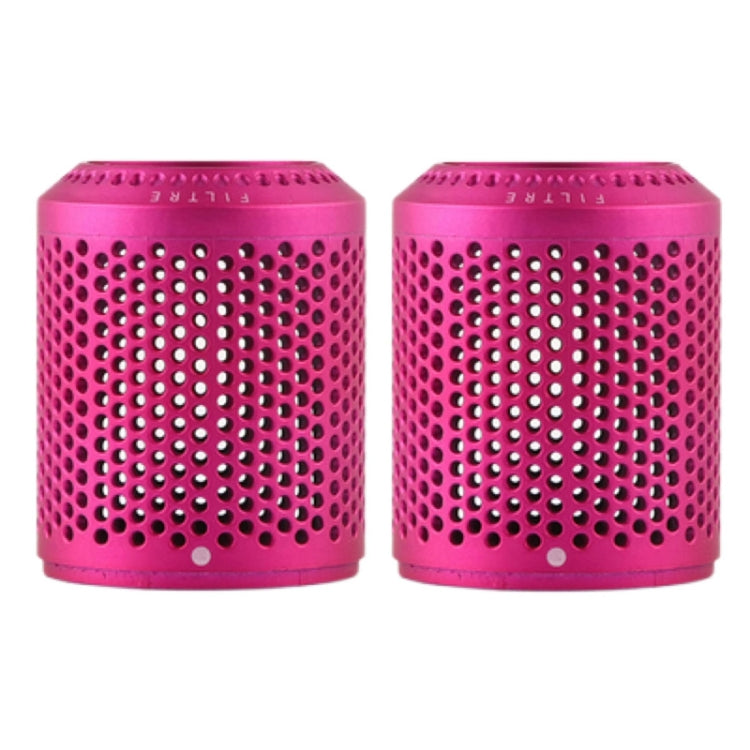 2 PCS Outer Cover Dust Filter for Dyson Hair Dryer HD01/HD03/HD08, Outer Filter Cover Black, Outer Filter Cover Gray, Outer Filter Cover Red, Outer Filter Cover Grey, Outer Filter Cover Silver, Outer Filter Cover Rose Red