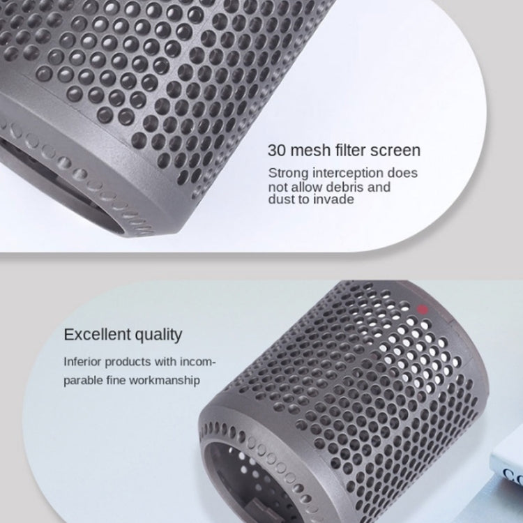 2 PCS Outer Cover Dust Filter for Dyson Hair Dryer HD01/HD03/HD08, Outer Filter Cover Black, Outer Filter Cover Gray, Outer Filter Cover Red, Outer Filter Cover Grey, Outer Filter Cover Silver, Outer Filter Cover Rose Red