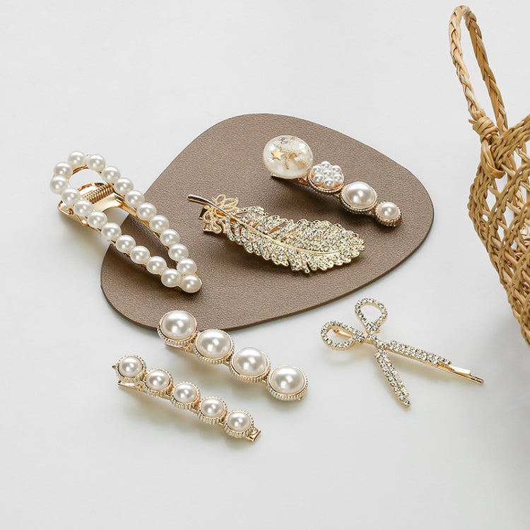Alloy Colorful Hairpin Headgear Pearl Rhinestone Clip Set, 8PCS/Set Heavy Work, 8PCS/Set Cherry, 8PCS/Set Pink Cherry, 8PCS/Set Starfish, 7PCS/Set Mermaid, 4PCS/Set Light Blue, 6PCS/Set Purple, 6PCS/Set Fresh Green, 8PCS/Set Yellow, 7PCS/Set Yellow Hea...