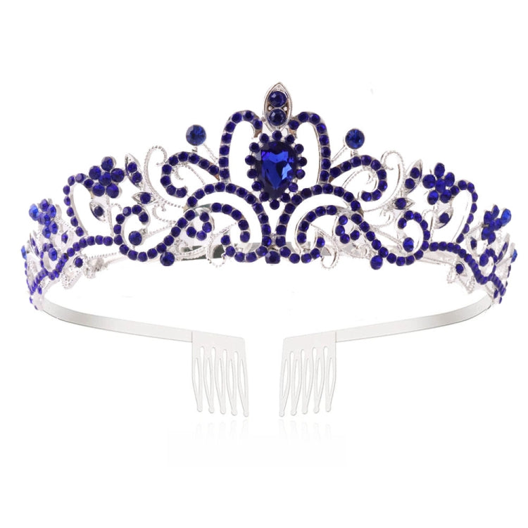 G2888 Crystal Diamond Wedding Party Braided Hair Crown Show Headband, Silver White, Silver, Gold, Rose Gold, AB Colorful, White+Pink, Pink, Blue, No Comb Rose Gold, No Comb Gold, Colorful Opal, Colorful, Purple Red Diamond, Light Purple, Light Green   ...