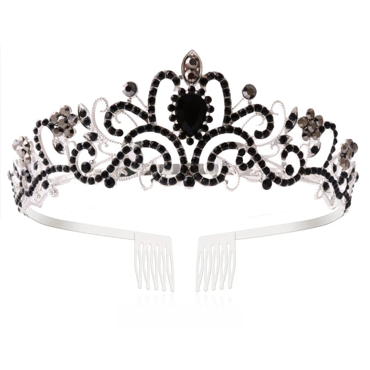 G2888 Crystal Diamond Wedding Party Braided Hair Crown Show Headband, Silver White, Silver, Gold, Rose Gold, AB Colorful, White+Pink, Pink, Blue, No Comb Rose Gold, No Comb Gold, Colorful Opal, Colorful, Purple Red Diamond, Light Purple, Light Green   ...