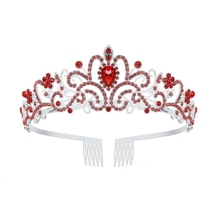 G2888 Crystal Diamond Wedding Party Braided Hair Crown Show Headband, Silver White, Silver, Gold, Rose Gold, AB Colorful, White+Pink, Pink, Blue, No Comb Rose Gold, No Comb Gold, Colorful Opal, Colorful, Purple Red Diamond, Light Purple, Light Green   ...
