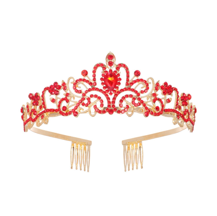 G2888 Crystal Diamond Wedding Party Braided Hair Crown Show Headband, Silver White, Silver, Gold, Rose Gold, AB Colorful, White+Pink, Pink, Blue, No Comb Rose Gold, No Comb Gold, Colorful Opal, Colorful, Purple Red Diamond, Light Purple, Light Green   ...