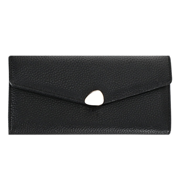 87P Litchi Pattern Multifunctional Large Capacity Wallet Phone Bag, Yellow, Green, Blue, Black, Pink, Red Wine, Brown