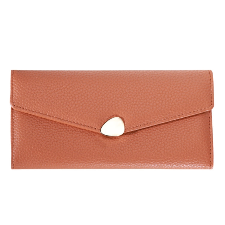 87P Litchi Pattern Multifunctional Large Capacity Wallet Phone Bag, Yellow, Green, Blue, Black, Pink, Red Wine, Brown