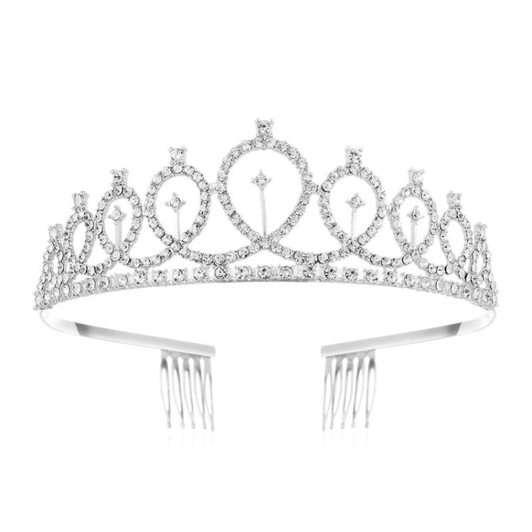 WM-02 Crystal Diamond Birthday Party Wedding Updo Crown, Color: Gold Queen Set1, Silver, Gold, Rose Gold, AB Diamond, Gold Queen, AB Silver Queen, Silver Queen, Rose Gold Queen, Golden Queen, Silver Girl, AB Gold Girl, Gold Girl, Rose Gold Girl        ...
