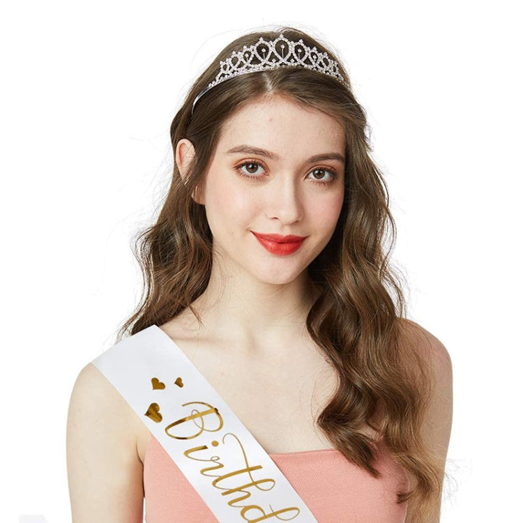WM-02 Crystal Diamond Birthday Party Wedding Updo Crown, Color: Gold Queen Set1, Silver, Gold, Rose Gold, AB Diamond, Gold Queen, AB Silver Queen, Silver Queen, Rose Gold Queen, Golden Queen, Silver Girl, AB Gold Girl, Gold Girl, Rose Gold Girl        ...