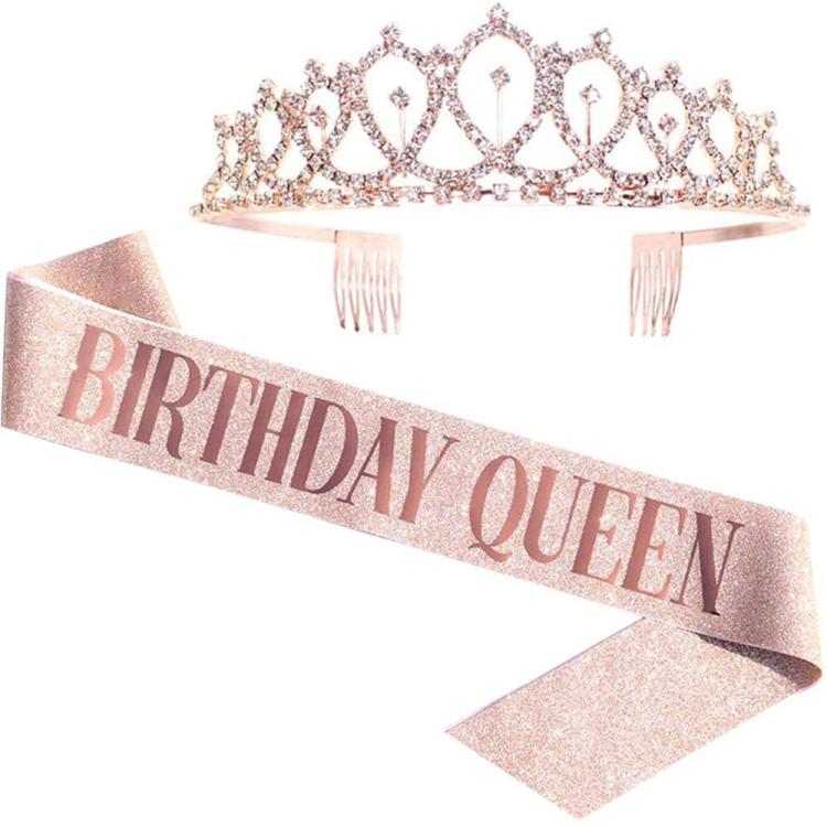 WM-02 Crystal Diamond Birthday Party Wedding Updo Crown, Color: Gold Queen Set1, Silver, Gold, Rose Gold, AB Diamond, Gold Queen, AB Silver Queen, Silver Queen, Rose Gold Queen, Golden Queen, Silver Girl, AB Gold Girl, Gold Girl, Rose Gold Girl        ...
