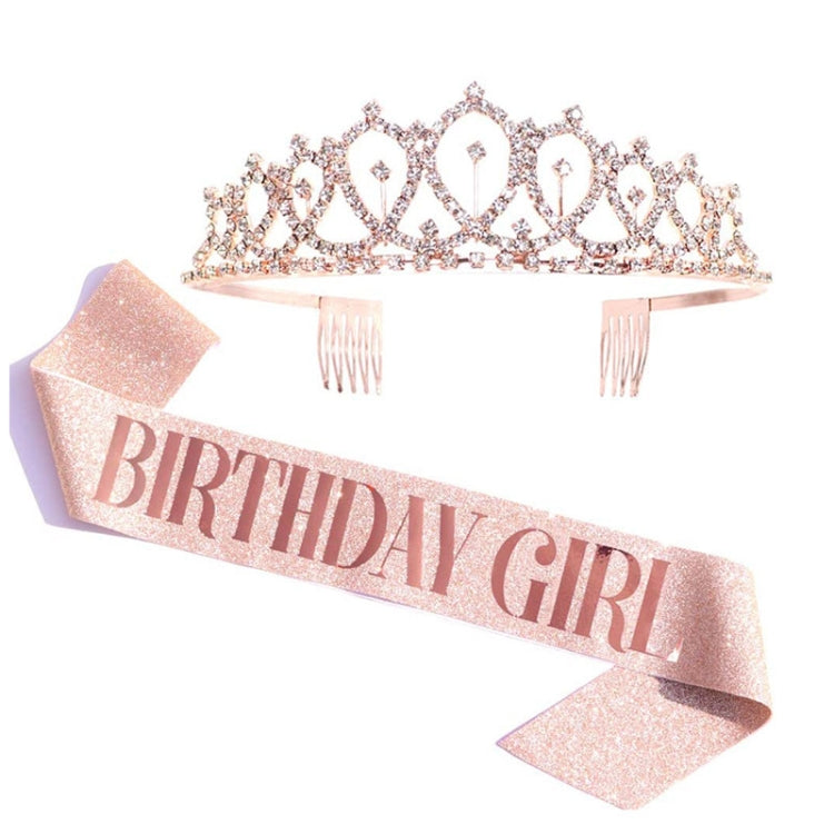 WM-02 Crystal Diamond Birthday Party Wedding Updo Crown, Color: Gold Queen Set1, Silver, Gold, Rose Gold, AB Diamond, Gold Queen, AB Silver Queen, Silver Queen, Rose Gold Queen, Golden Queen, Silver Girl, AB Gold Girl, Gold Girl, Rose Gold Girl        ...