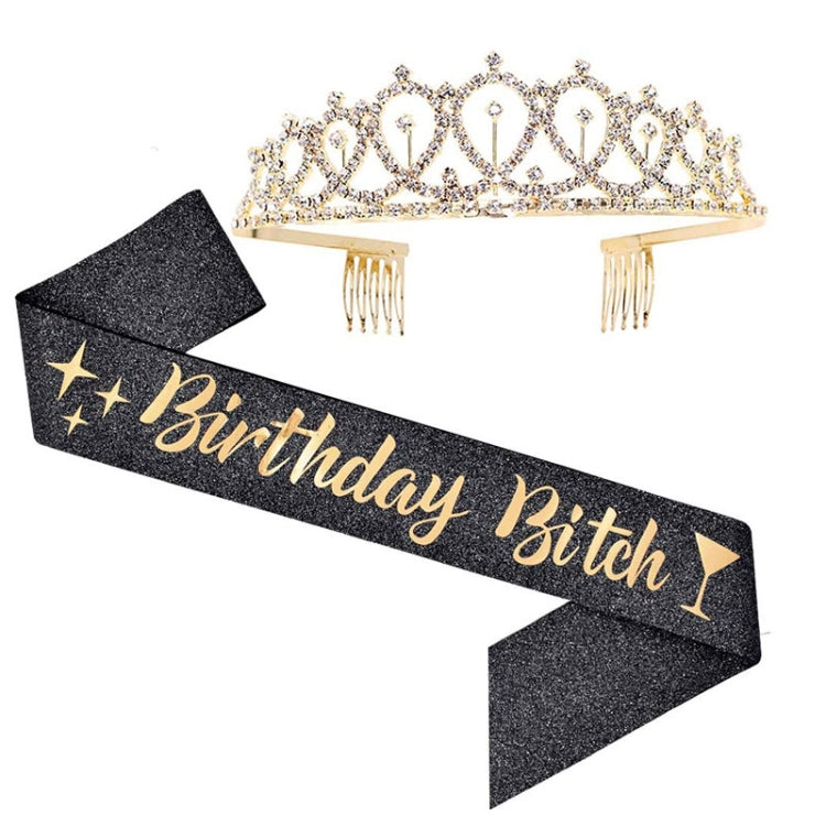 WM-02 Crystal Diamond Birthday Party Wedding Updo Crown, Color: Gold Queen Set1, Silver, Gold, Rose Gold, AB Diamond, Gold Queen, AB Silver Queen, Silver Queen, Rose Gold Queen, Golden Queen, Silver Girl, AB Gold Girl, Gold Girl, Rose Gold Girl        ...