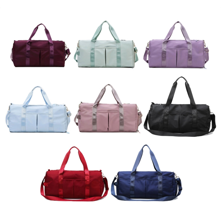 20200 Large Capacity Waterproof Sports Fitness Messenger Bag, Size:, S (Black), S (Pink), S (Wine Red), S (Light Purple), S (Fruit Green), S (Light Blue), S (Dark Blue), L (Light Grey), L (Pink), L (Taro Purple), L (Light Blue), L (Fruit Green), L (Bla...