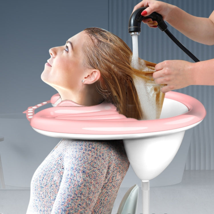Household Pregnant And Elderly Recline Shampoo Basin Hair Care, Black, Pink, Pink+Drain Pocket, Black+Drain Pocket