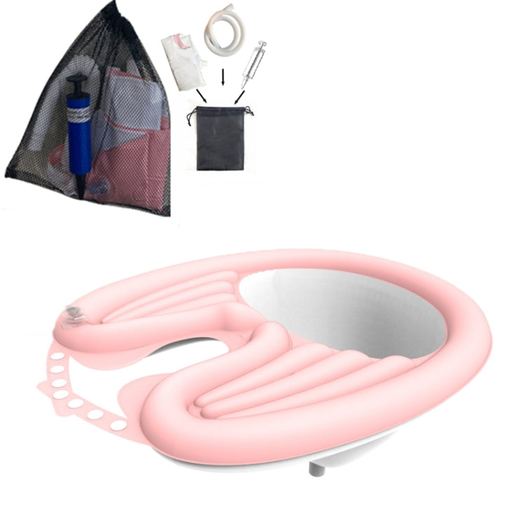 Household Pregnant And Elderly Recline Shampoo Basin Hair Care, Black, Pink, Pink+Drain Pocket, Black+Drain Pocket