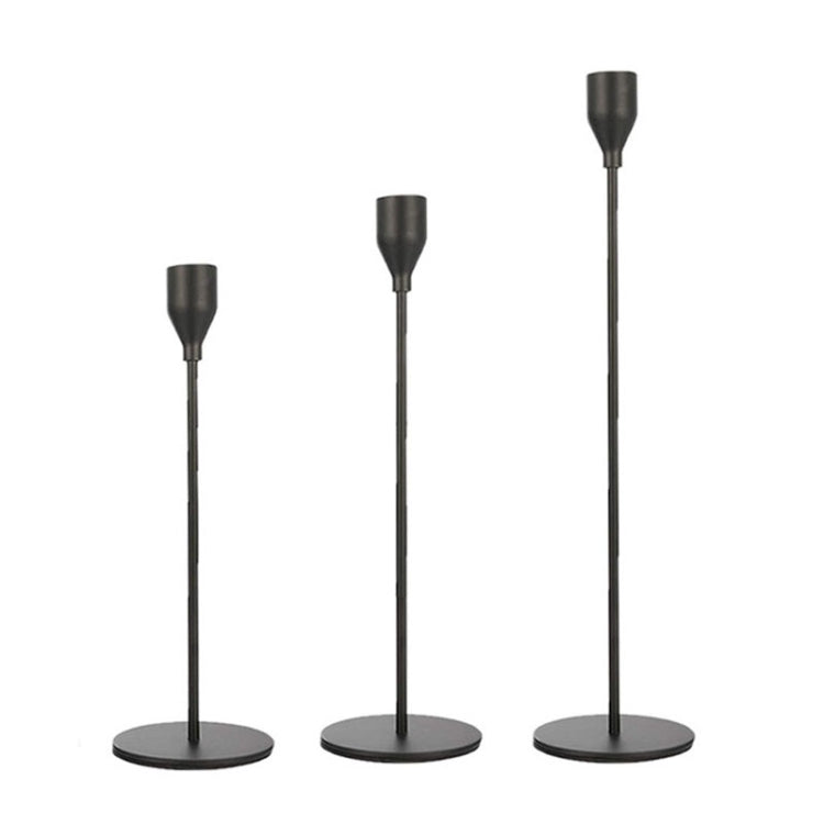 3 PCS / Set Home Decoration Wedding Wrought Iron Candle Holder, Style:, 3 PCS / Set Thin Bottom (Silver), 3 PCS / Set Thin Bottom (Gold), 3 PCS / Set Thick Bottom (Black), 3 PCS / Set Thick Bottom (Gold), 3 PCS / Set Thick Bottom (Rose Red)            ...