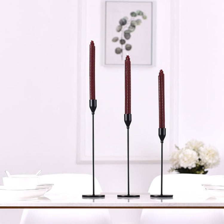 3 PCS / Set Home Decoration Wedding Wrought Iron Candle Holder, Style:, 3 PCS / Set Thin Bottom (Silver), 3 PCS / Set Thin Bottom (Gold), 3 PCS / Set Thick Bottom (Black), 3 PCS / Set Thick Bottom (Gold), 3 PCS / Set Thick Bottom (Rose Red)            ...