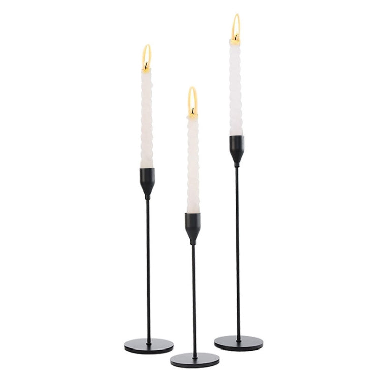 3 PCS / Set Home Decoration Wedding Wrought Iron Candle Holder, Style:, 3 PCS / Set Thin Bottom (Silver), 3 PCS / Set Thin Bottom (Gold), 3 PCS / Set Thick Bottom (Black), 3 PCS / Set Thick Bottom (Gold), 3 PCS / Set Thick Bottom (Rose Red)            ...