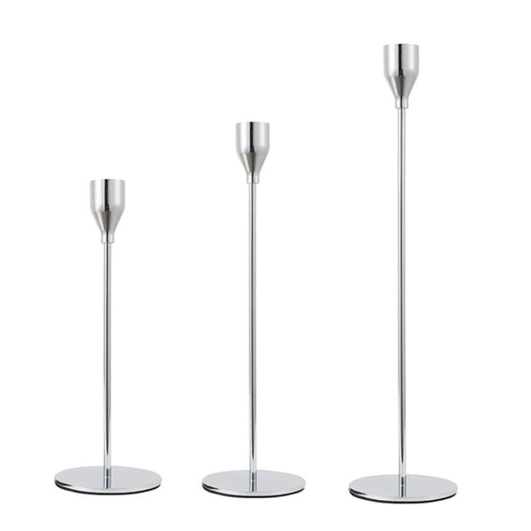 3 PCS / Set Home Decoration Wedding Wrought Iron Candle Holder, Style:, 3 PCS / Set Thin Bottom (Silver), 3 PCS / Set Thin Bottom (Gold), 3 PCS / Set Thick Bottom (Black), 3 PCS / Set Thick Bottom (Gold), 3 PCS / Set Thick Bottom (Rose Red)            ...