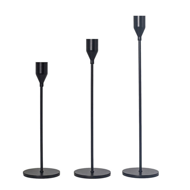 3 PCS / Set Home Decoration Wedding Wrought Iron Candle Holder, Style:, 3 PCS / Set Thin Bottom (Silver), 3 PCS / Set Thin Bottom (Gold), 3 PCS / Set Thick Bottom (Black), 3 PCS / Set Thick Bottom (Gold), 3 PCS / Set Thick Bottom (Rose Red)            ...