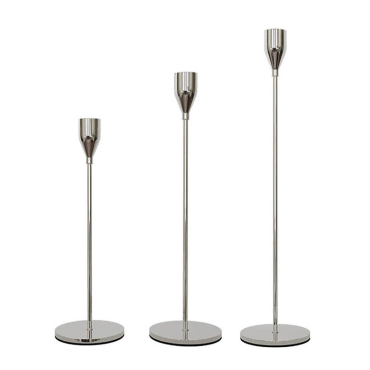 3 PCS / Set Home Decoration Wedding Wrought Iron Candle Holder, Style:, 3 PCS / Set Thin Bottom (Silver), 3 PCS / Set Thin Bottom (Gold), 3 PCS / Set Thick Bottom (Black), 3 PCS / Set Thick Bottom (Gold), 3 PCS / Set Thick Bottom (Rose Red)            ...