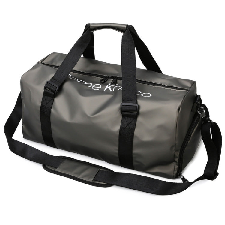 B-316 Large Capacity Glossy Waterproof Fitness Bag Luggage Bag, Red, Blue, Black, Grey