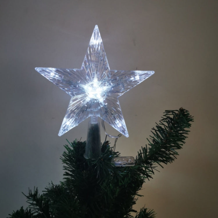 Christmas Tree Top Light LED Glowing Star Lights, Size:, Small Battery Model, Large Battery Model, Small EU Plug, Large EU Plug