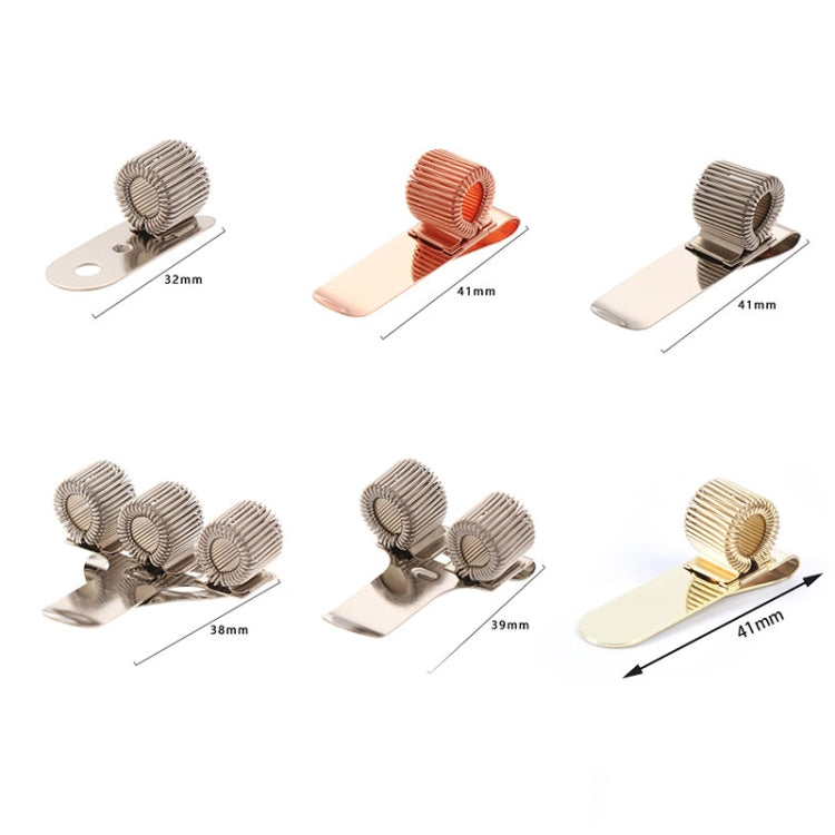Doctors Nurse Uniform Pen Holder Clips Metal Pen Holder,Style: Horizontal Rose Gold, Single Hole Vertical, Rivet