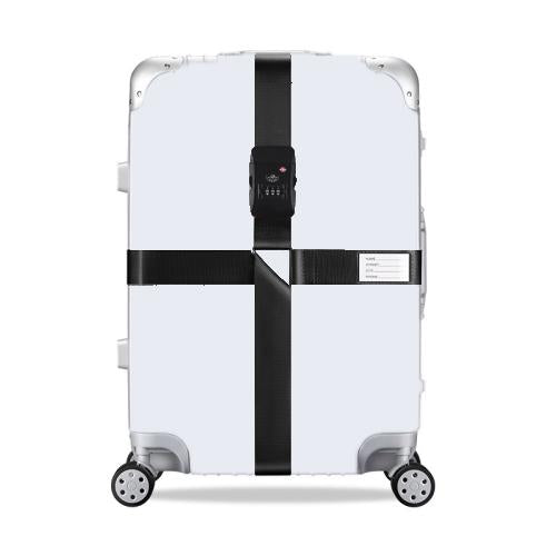 Luggage Reinforcement Straps Fixed Protective Rope With Combination Lock, Red, Blue, Black, Khaki, Purple, Orange, Customs Lock Red, Customs Lock Blue, Customs Lock Black, Customs Lock Khaki, Rainbow