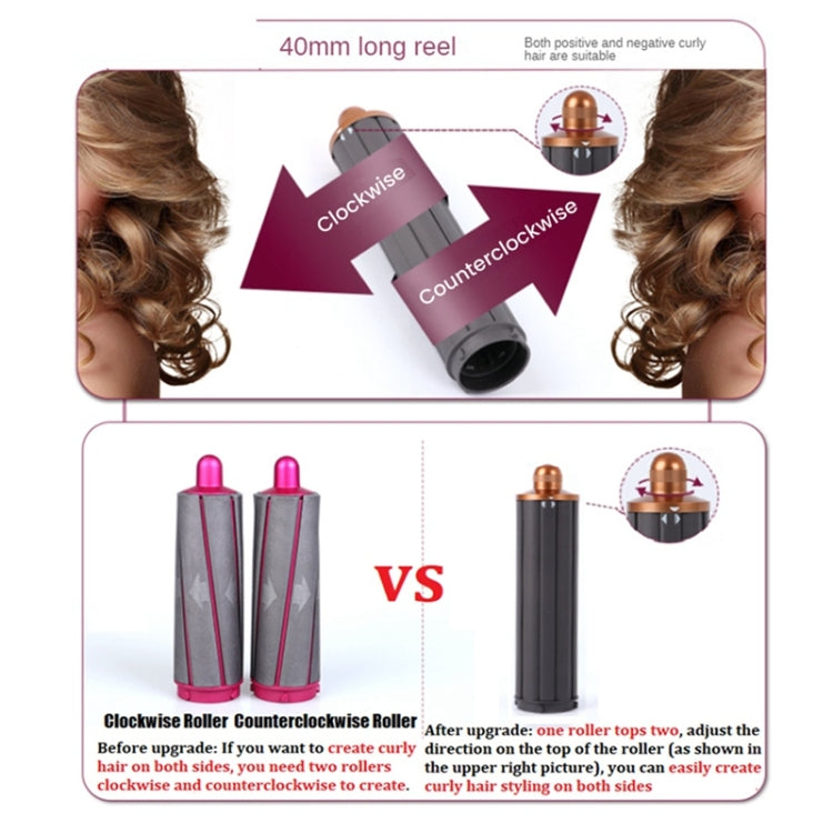 13.4cm Upgraded Long Barrel Curling Iron for Dyson i.d./HD01/02/03/04/08 Hair Dryer 40mm Gold, 13.4cm 30mm Gold, 13.4cm 30mm Red, 13.4cm 40mm Gold, 13.4cm 40mm Red