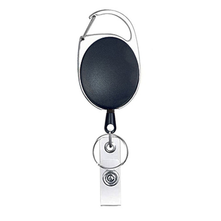 68cm Retractable Pull Badge Reel Zinc Alloy ID Lanyard Name Tag Card Badge Holder, White, Orange, Pink, Black, Red, Yellow, Green, Navy Blue, Purple, Sky Blue