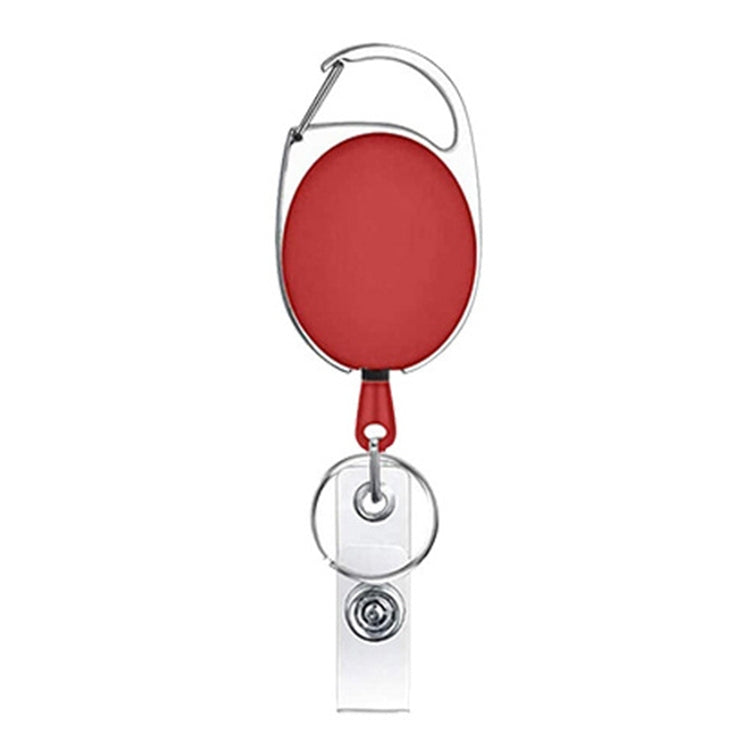 68cm Retractable Pull Badge Reel Zinc Alloy ID Lanyard Name Tag Card Badge Holder, White, Orange, Pink, Black, Red, Yellow, Green, Navy Blue, Purple, Sky Blue