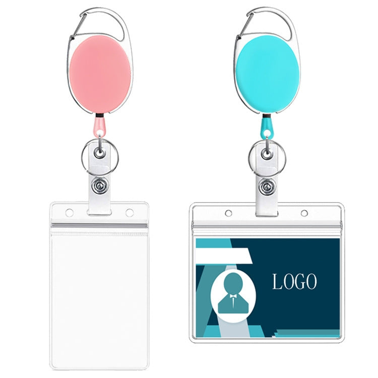 68cm Retractable Pull Badge Reel Zinc Alloy ID Lanyard Name Tag Card Badge Holder, White, Orange, Pink, Black, Red, Yellow, Green, Navy Blue, Purple, Sky Blue