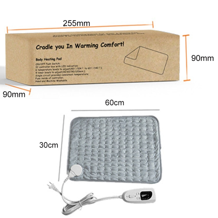 Home Physiotherapy Heating Pad Electric Heating Blanket, Size: 60x30cm, Plug Type:, 60x30cm,EU Plug, 60x30cm,US Plug, 60x30cm,AU Plug, 60x30cm,UK Plug