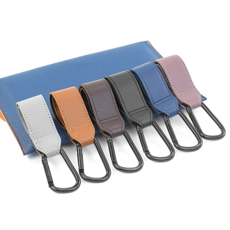 2 PCS Simple Multifunctional Electric Vehicle Bicycle Aluminum Alloy Climbing Buckle, Royal Blue, Black, Brown, Coffee, Light Purple, Grey