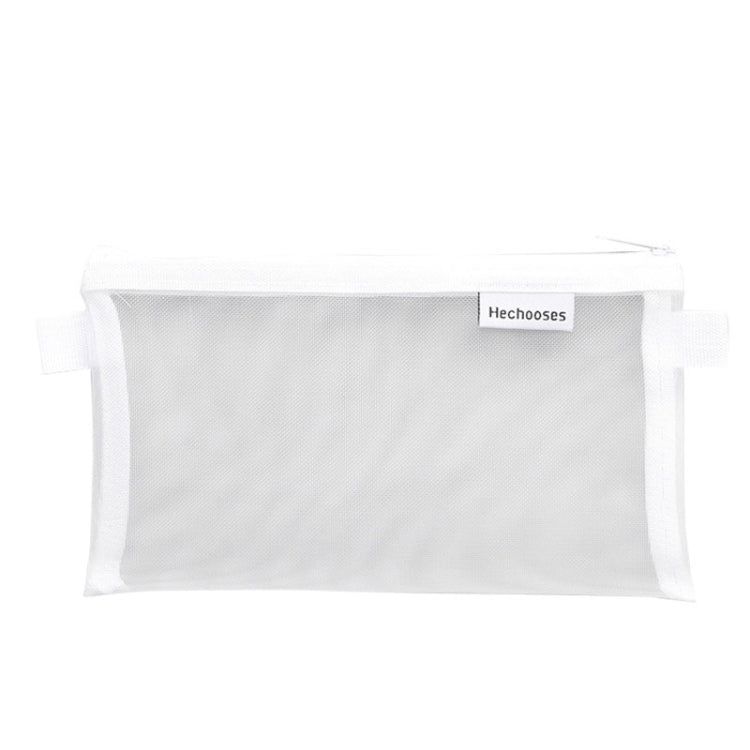 Hechooses D033 Transparent Mesh Exam Portable Pen Bag, Style:, Square (Black), Square (White), Square (Gray), Square (Pink), Square (Blue), Square (Green), Triangle (Black), Triangle (White), Triangle (Gray), Triangle (Pink), Triangle (Blue)           ...