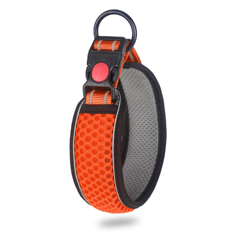 Honeycomb Net Dog Collar Neck Collar Breathable Reflective Anti-Strangle Collar, XS, S, M, L, XL