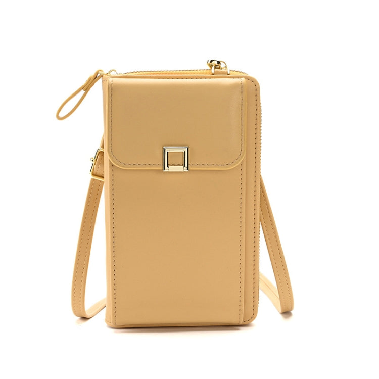 Ladies Cross-body Shoulder Bag Long Purse Mobile Phone Bag, Style 2 Apricot, Style 2 White, Style 2 Yellow, Style 2 Black, Style 2 Light Purple
