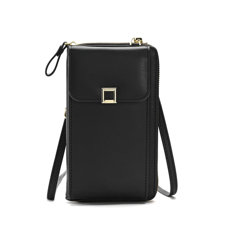 Ladies Cross-body Shoulder Bag Long Purse Mobile Phone Bag, Style 2 Apricot, Style 2 White, Style 2 Yellow, Style 2 Black, Style 2 Light Purple