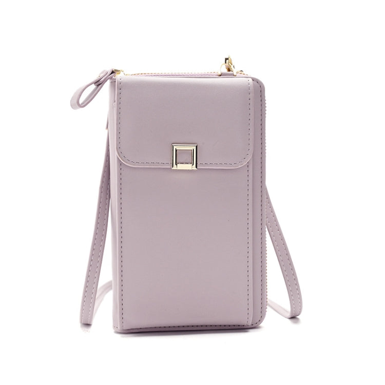 Ladies Cross-body Shoulder Bag Long Purse Mobile Phone Bag, Style 2 Apricot, Style 2 White, Style 2 Yellow, Style 2 Black, Style 2 Light Purple