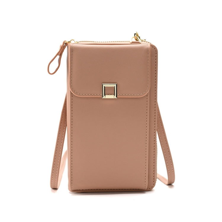 Ladies Cross-body Shoulder Bag Long Purse Mobile Phone Bag, Style 2 Apricot, Style 2 White, Style 2 Yellow, Style 2 Black, Style 2 Light Purple