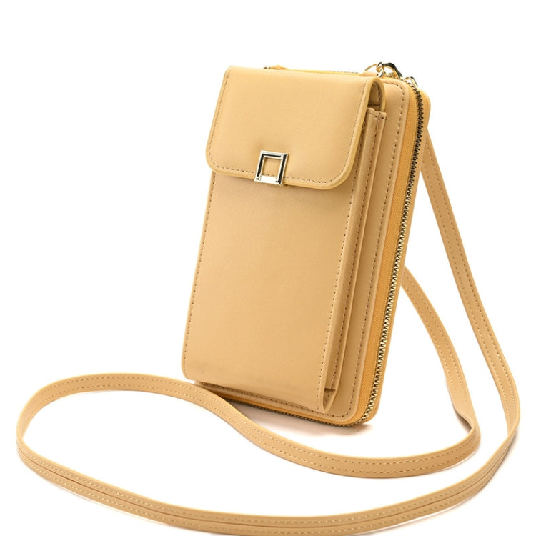 Ladies Cross-body Shoulder Bag Long Purse Mobile Phone Bag, Style 2 Apricot, Style 2 White, Style 2 Yellow, Style 2 Black, Style 2 Light Purple