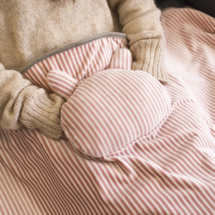 AI-540 72x115cm USB Body Warmer Blanket Office Heater Electric Heating Shawl, 72x115cm Pink Rabbit Stripes, 72x115cm Khaki Elk Stripes, 72x115cm Green, 72x115cm Pink, 72x115cm Gray Cat Stripes