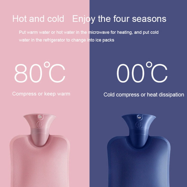 Large Explosion-proof Water-injected PVC Warm Water Bag, Spec:, 1000ml (Leather Pink), 1000ml (Orange), 1000ml (Light Gray), 1000ml (Dark Gray), 1000ml (Navy Blue), 1000ml (Sky Blue), 2000ml (Leather Pink), 2000ml (Orange), 2000ml (Light Gray)         ...