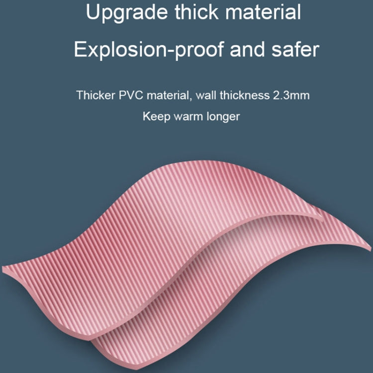 Large Explosion-proof Water-injected PVC Warm Water Bag, Spec:, 1000ml (Leather Pink), 1000ml (Orange), 1000ml (Light Gray), 1000ml (Dark Gray), 1000ml (Navy Blue), 1000ml (Sky Blue), 2000ml (Leather Pink), 2000ml (Orange), 2000ml (Light Gray)         ...