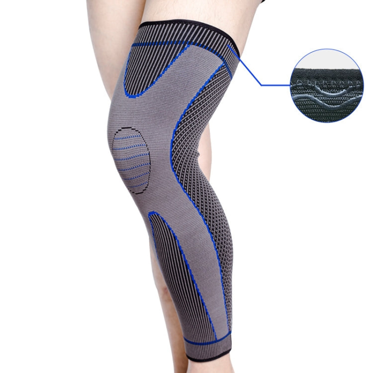 Nylon Knitted Riding Sports Extended Knee Pads, S, M, L